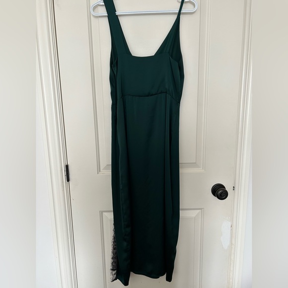 EUC Beautiful Dark Green Midi Dress- Zara, Women’s Size Small. - Picture 5 of 7